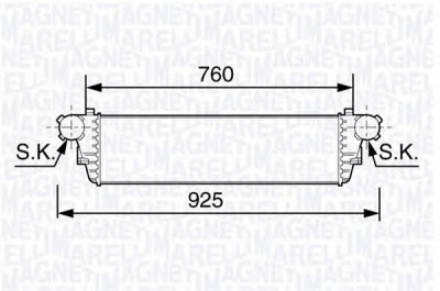 MAGNETI MARELLI 351319203480 -  Интеркулер